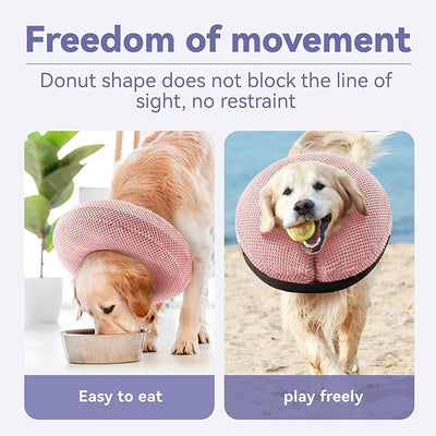 Loflaze Soft Inflatable Dog Cone Collar for Large Medium Small Dogs Cats - After Surgery Dog Neck Donut Collar, ECollar Alternatives for Recovery