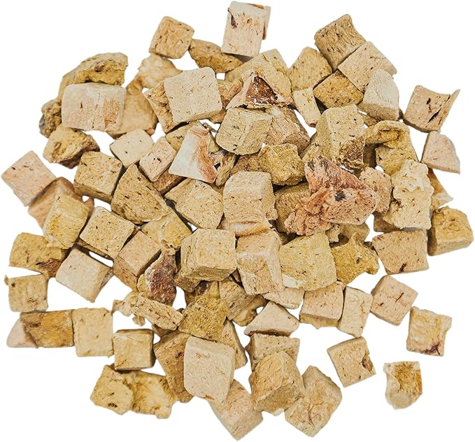 Freeze Dried Lamb Heart Treats for Cats & Dogs - 1LB Big Bag- Single Ingredient All Natural Grain-Free - Perfect for Training, Healthy Topper or Snack - Made in USA