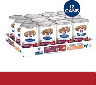 Hill's Prescription Diet i/d Digestive Care Wet Dog Food, Turkey, 13 oz. Cans, 12-Pack
