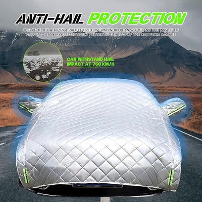 Hail Protector Car Cover Compatible with Volvo EX90 Battery Electric, Padded Car Cover for Hail, Hail Blankets, Windshield Hail Protector for SUV, MPV and Sedan FY13