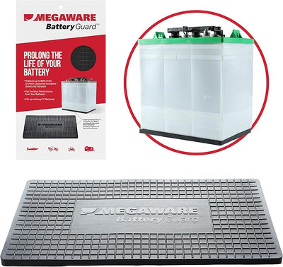 MEGAWARE KEELGUARD BatteryGuard Protector - Great for Boats, RVs, Semi Trucks, and Off-Road Vehicles - Shock and Vibration Absorber - Fits up to Group 31 Batteries (12.75 x 6.88 x 0.375 in) | Great for Boats, RVs, Semi Trucks, Off Road Vehicles, Fits u...