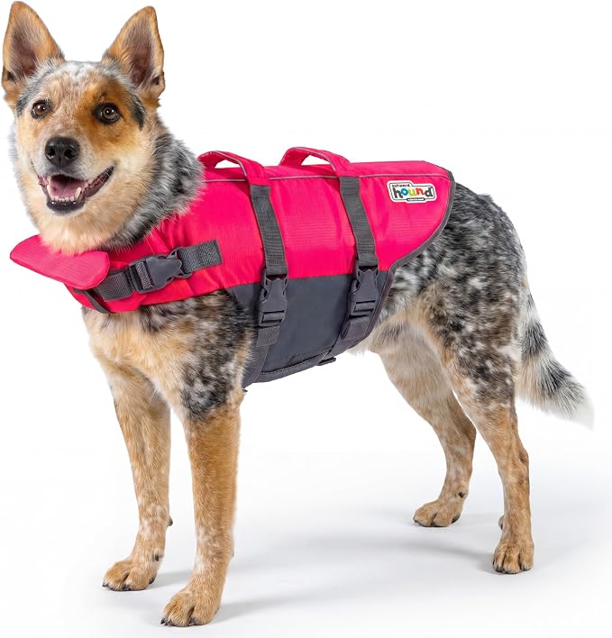 Outward Hound Granby Splash Pink Dog Life Jacket, Medium