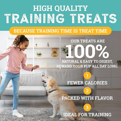 etta says! Sit Training Treats - All Natural Peanut Butter Soft Treats for Dogs - Made in The USA - 2 Pack