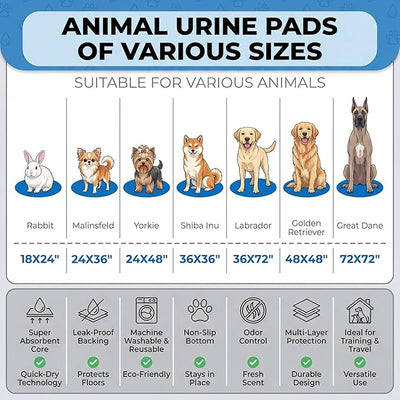 Washable Pee Pads for Dogs,Great Urine Absorbent Reusable Puppy Training Pads,Waterproof,Leak-Proof & Non-Slip Potty Pads for Whelping,Crate,Playpen,Bed.(Green Floral,18"x24")