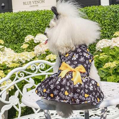 CuteBone Dog Mesh Dress Puppy Sundress Pet Outfit Summer Fashion for Small Dogs Girl Cat Clothes BF13S