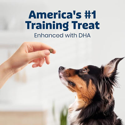 Blue Buffalo Bits Beef Soft & Chewy Dog Treats, Bite-Sized for Training, Made with Real Beef & Enhanced with DHA, Heart-Shaped Dog Treats, Made in the USA with Natural Ingredients, 19 oz.