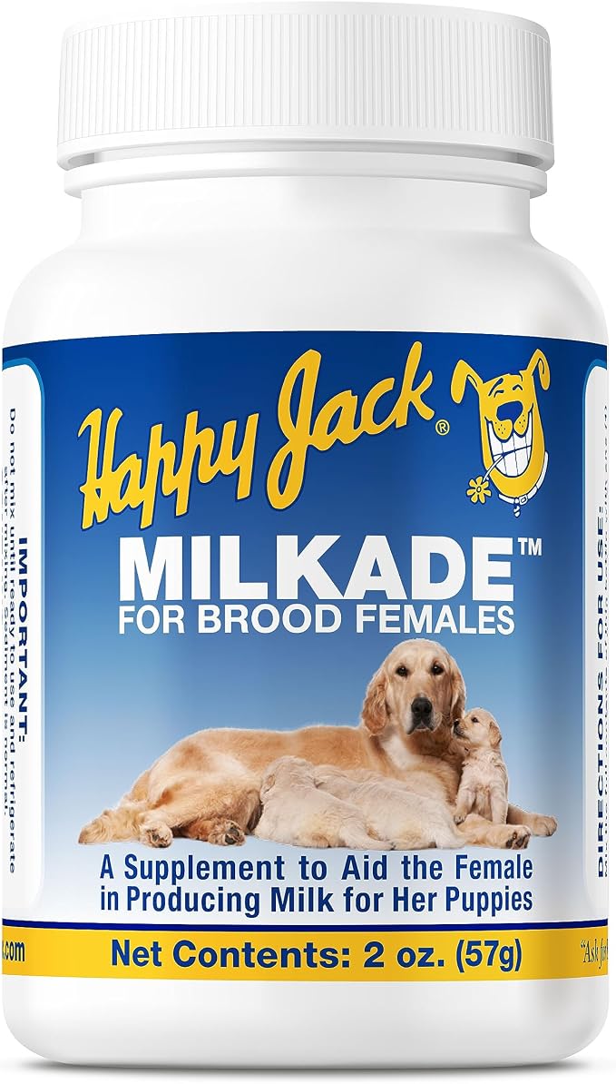 Milkade Dog Breeding & Nursing Supplies, 2 oz | Milk Production Aid for Female Dogs, Healthy Litter Support, Pregnant Prenatal Vitamin, Vitamin B1