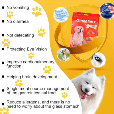 Duck Wrapped Double Sweet Potato Dog Treats–Grain-Free, Low-Fat Jerky Chews with Limited Ingredients for Digestive Health & High Fiber, Long-Lasting Dental Snacks, 11.6oz
