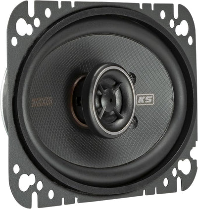 KICKER 51KSC4604 KS-Series 4x6 Coaxial Speakers with .5" tweeters, 4-Ohm, Pair