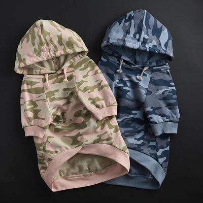 Pet Passion Rocky – The Original Lightweight Hooded Tee 100% Organic Cotton Dog Hoodie Pet Coat Sweater for All Sized Dogs, Original Pink Camo, Large (40-60 lbs)