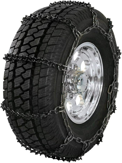 SCC QG3829 Quik Grip Wide Base V-Bar Type RD Light Truck Tire Traction Chain - Set of 2