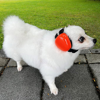 derYEP Dog Earmuffs for Hearing Protection 29dB NRR Ear Muffs Noise Protection (Large, Orange)