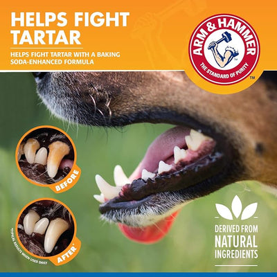Arm & Hammer for Pets Tartar Control Dental Spray for Dogs Mint Flavor Baking Soda Brushless Reduces Plaque and Tartar Freshens Breath Plaque and Tartar Buildup Daily Use 4 FL OZ 24 Pack