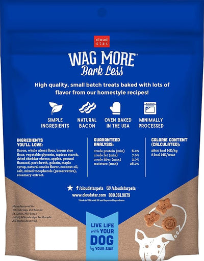Cloud Star WagCloud Star Wag More Bark Less Original Soft & Chewy Dog Treats, Corn & Soy Free, Baked in USA More Bark Less Original Soft & Chewy Dog Treats, 6oz