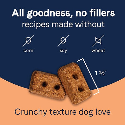 Canidae Pure Dog Treat Biscuits - Healthy & Nutrient Rich Dog Treats - Grain-Free Limited Ingredient Formula - Soy-Free - Crunchy Texture - Easy-Snap Design - 11 oz - Salmon & Sweet Potato
