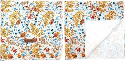 Lionheart Glory Maple Leaf Bandana 1 Pack Washable Soft Scarf, Square Adjustable for Girl or Boy, Medium Large Dogs