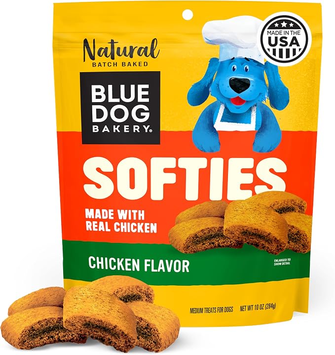 Softies, Soft & Chewy Chicken Dog Treats, Medium Size, Healthy Treats, All Natural Ingredients,10 oz (Pack of 1)