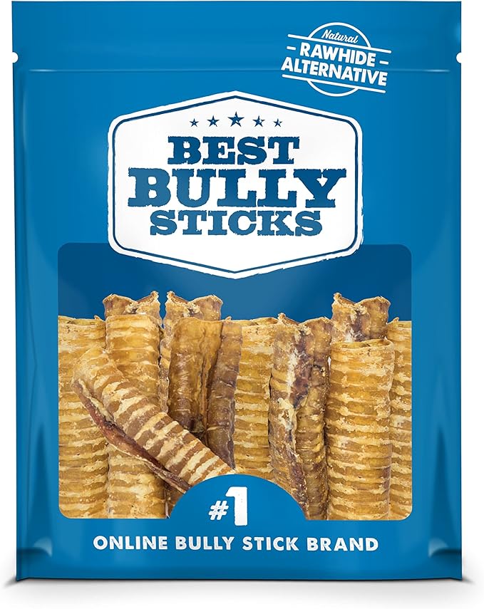 Premium 6 Inch Beef Trachea - 20 Count (Pack of 1) - All-Natural, Grain-Free, Single-Ingredient, Supports Dental Health