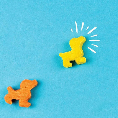 Pup Corn Plus - Puffed Dog Treats with Prebiotics and Probiotics - Chicken and Cheddar Cheese (4oz) - Made in USA