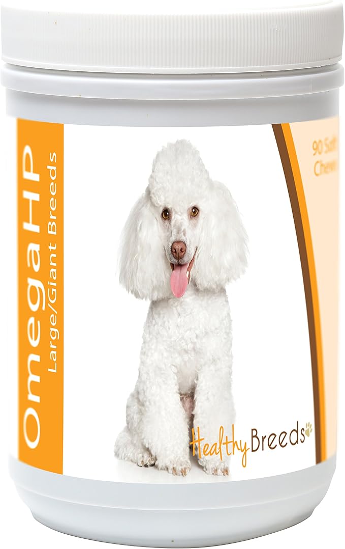 Toy Poodle Omega HP Fatty Acid Skin and Coat Support Soft Chews 90 Count