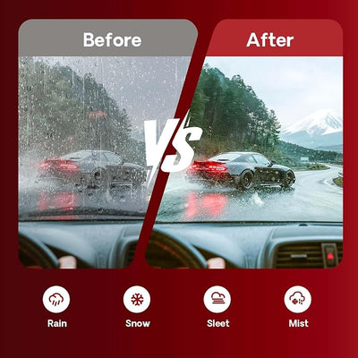 26"+16"Silicone Windshield Wiper blades Replacement for Ford Ranger 2020-2019,Honda Accord 2020-2018,CR-V 2016-2012 Original Factory Quality Front Wiper Blades(Pack of 2) U/J Hook
