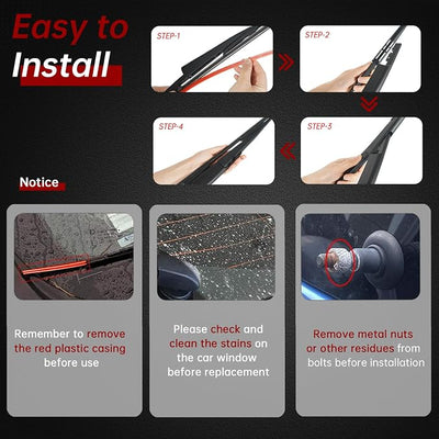 OTUAYAUTO Rear Windshield Wiper Arm Blade Set - Replacement for Ford Expedition 2009-2016, Lincoln Navigator 2009-2016 Back Wiper Kits OEM 9L1Z17526A