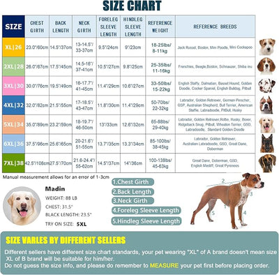 Dog Recovery Suit After Surgery Female Male, Medium Large Dog Neuter Shirt Cone Alternatives Prevent Licking Surgical Onesies (Grey Shark, 2XL)