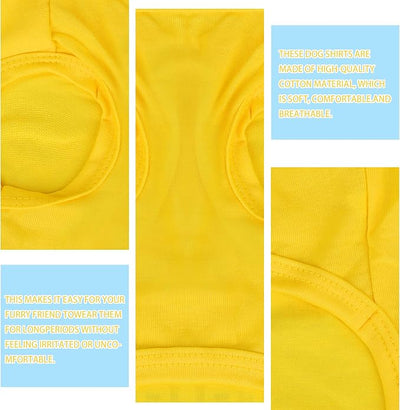 Expressive Pet Vest: 4PCS Sleeveless Dog Shirt with 'I Love My Daddy' Slogan, Ideal for Chihuahuas, Poodles, Yorkies, and More - Adorable Design, Ultimate Comfort, Easy Maintenance! X-Large