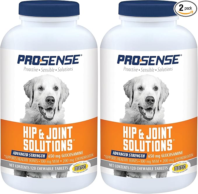 ProSense Advanced Strength for Dogs Glucosamine Chew Tablets 120 ct (Pack of 2)