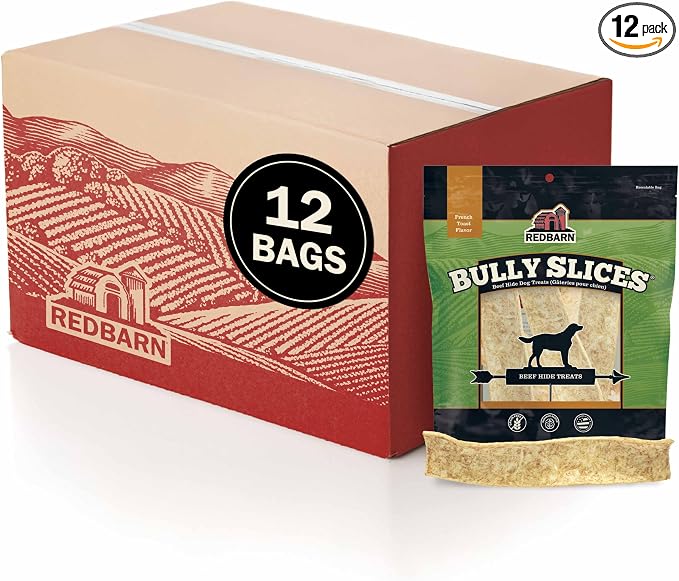 Pet Products Bully Slices for Dogs French Toast Natural Dental Treats 12 Bags