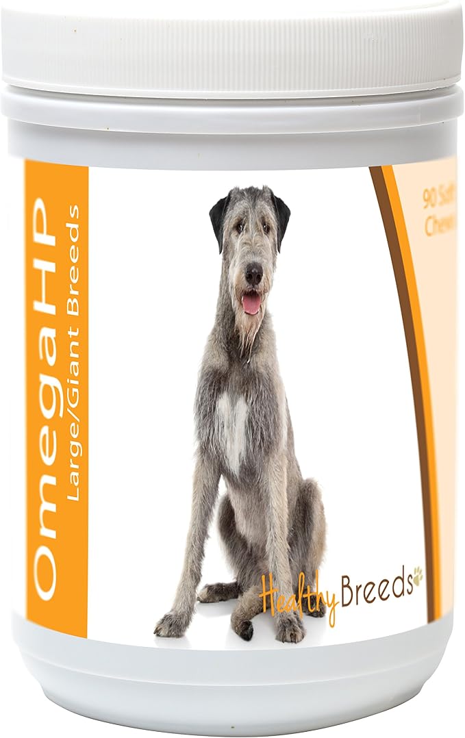 Irish Wolfhound Omega HP Fatty Acid Skin and Coat Support Soft Chews 90 Count