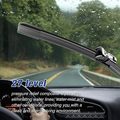 ICEXSNOW® 28"+21" Windshield Wiper Blades Replacement for 2015-2023 Ford Transit-150 /Transit-250/Transit-350/Transit-350 HD Automotive Replacement Windshield Wiper Blades,Top Lock