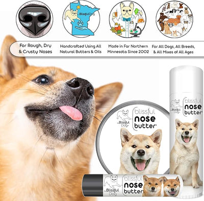 The Blissful Dog Shiba Inu Unscented Nose Butter, 1-Ounce