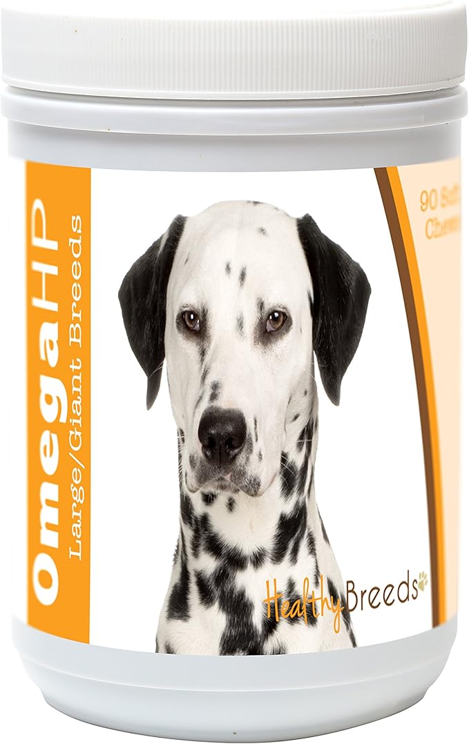 Dalmatian Omega HP Fatty Acid Skin and Coat Support Soft Chews 90 Count
