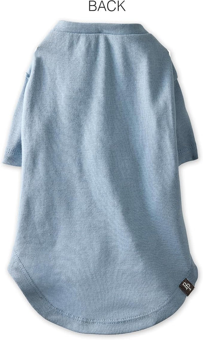 Pet Passion Toby II - The Perfect Tee, 3 Pack Short Sleeve Pet T-Shirt 100% Organic Cotton Tees Clothes for Small, Medium, Large Dogs, Navy Ombre, Large (40-60 lbs)