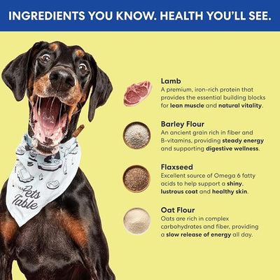 The Pets Table Lamb Limited Ingredient Diet Air-Dried Healthy Dog Treats, 8-Ounce Bag