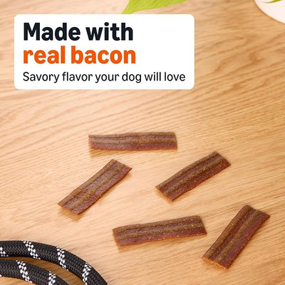 Amazon Basics Original Flavor Bac'n Strips Dog Treats - 25 oz Bag