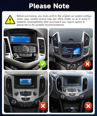 6+128G Car Radio Stereo for Chevrolet Cruze J300 2009-2014 Android Wireless CarPlay Android Auto,9.7 inch IPS Touchscreen Car Stereo Bluetooth5.0,GPS,WiFi,SWC,59UI,32EQ DSP+HD Backup Camera