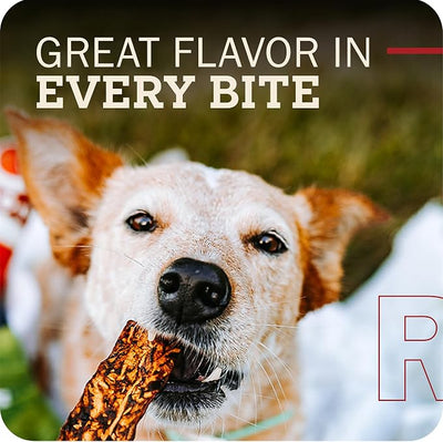 Redbarn Pet Products All-Natural Rawhide Bully Slices - Bully Stick Flavor - Premium Grain-Free Beef Hide Treats High Protein Low Fat for Chewers - 9 oz Bag (Pack of 3)