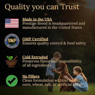Irish Setter Multivitamins, 90 Count, Made in the USA with Real Bacon.
