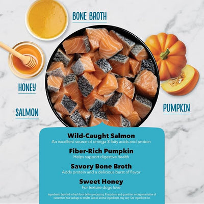 ACANA Chewy Strips Limited Ingredient Dog Treats Salmon Recipe with Skin, Coat, & Digestive Support 4oz Bag
