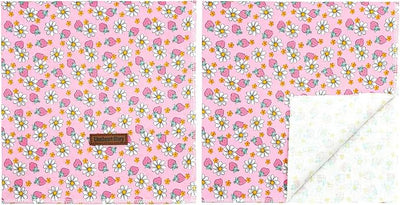 Lionheart Pink Strawberries Print Dog Bandana, Soft Washable Scarf for Medium Large Dogs
