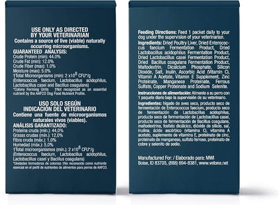 VetOne Advita Probiotic Nutritional Supplement for Dogs - 30, 1 g Packets