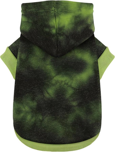 Vibrant Dog Hoodie with Convenient Leash Hole – Stylish and Cozy Sweatshirt for Small, Medium, and Large Dogs, Perfect for Walks, Casual Outings, and Everyday Comfort.Green XXL