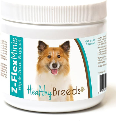 Healthy Breeds Icelandic Sheepdog Z-Flex Minis Hip and Joint Support Soft Chews 60 Count