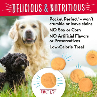 Charlee Bear Original Crunch Dog Training Treats, Liver Flavor, 3 Calories Each, Low Calorie Natural Rewards for Puppies to Adult Dogs, Made in USA, 16 oz (6-Pack)