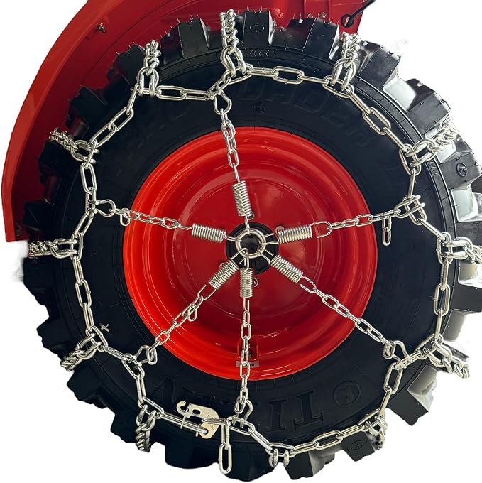 TireChain.com Large Tractor Loader Spring Tire Chain Tensioners 6304 – Heavy Duty Steel Adjusters for Farm Tractors, Loaders, Graders, Pair