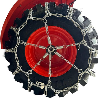 TireChain.com Large Tractor Loader Spring Tire Chain Tensioners 6304 – Heavy Duty Steel Adjusters for Farm Tractors, Loaders, Graders, Pair