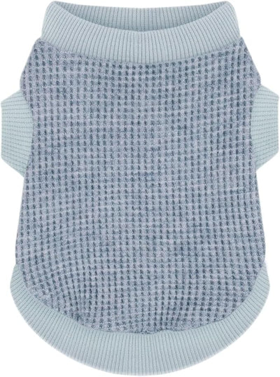 Cozy and Functional Dog Shirts for Small Puppies: Stretchable Blue Attire with Easy-On Design, Ideal for Chihuahuas and Yorkies - Enhance Comfort and Playfulness on Chill Days XX-Small