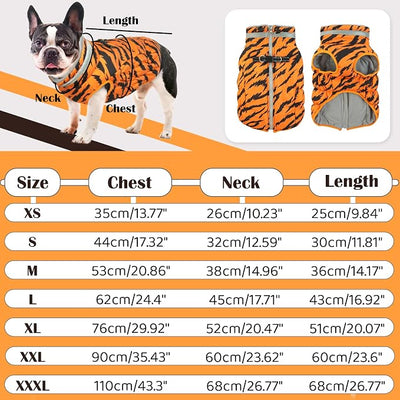 Dog Coats for Small Dogs, Puppy Coat, Warm Winter Jacket, XS Dog Coat with Harness Built in, Waterproof Pet Cold Weather Coats, Puppy Winter Clothes Snowsuit Chihuahua Maltese,XS